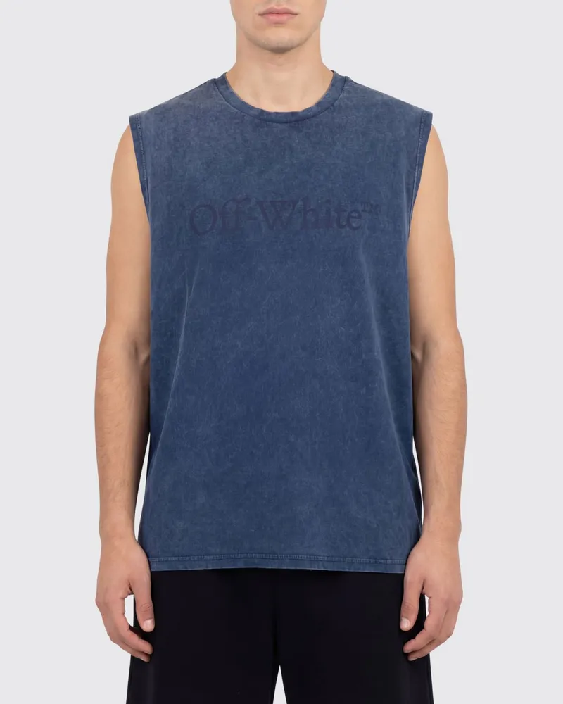 OFF-WHITE T-shirt herren Blau