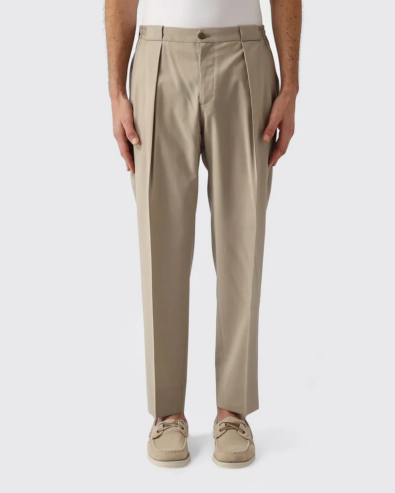 Briglia 1949 Portobello Hose aus Schurwolle Kaki
