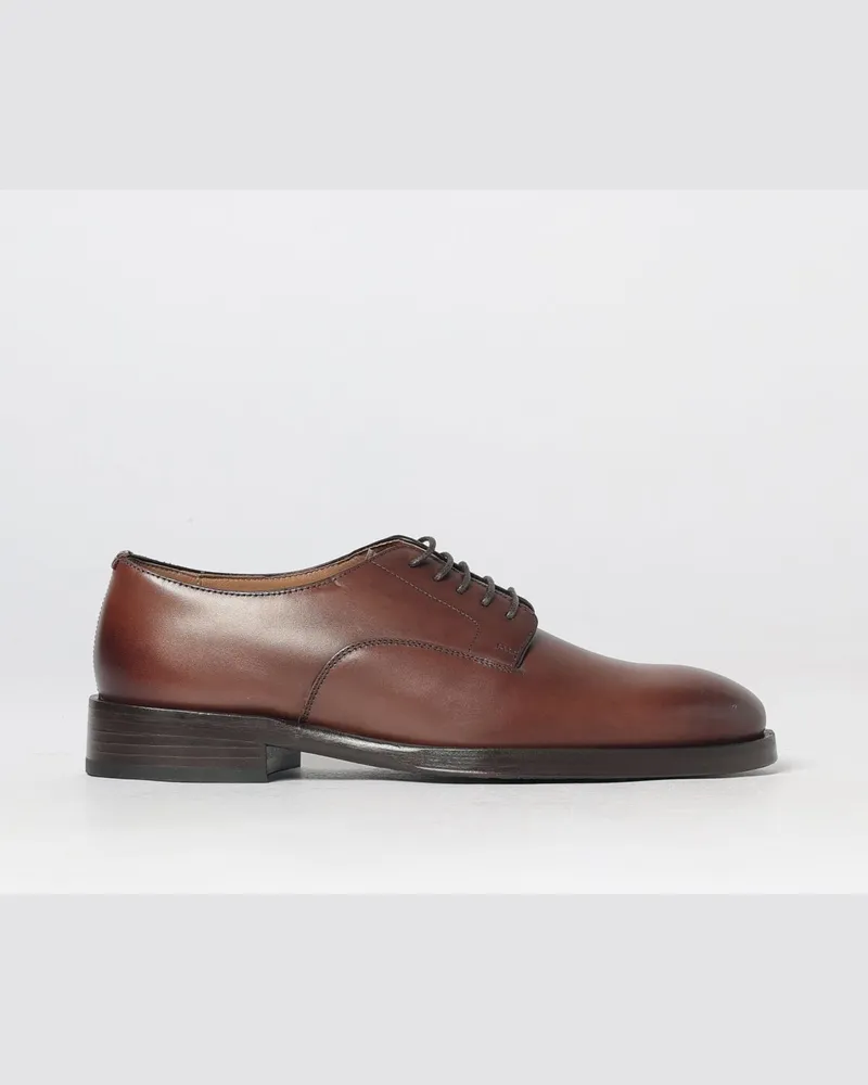 Paul Smith Derby-Schuhe aus glattem Kalbsleder mit runder Kappe Braun