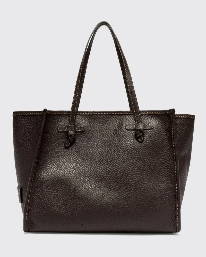 Gianni Chiarini Schultertasche Marcella aus gehämmertem Leder Braun