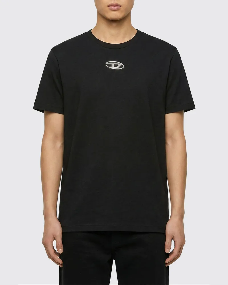Diesel T-shirt herren Schwarz