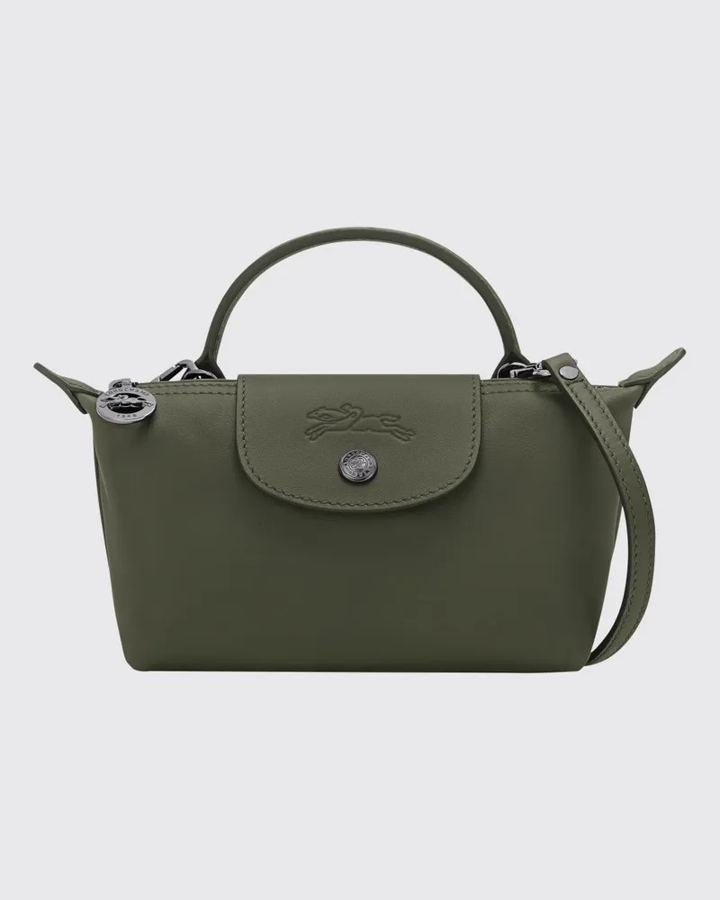 Longchamp Schultertasche damen Military