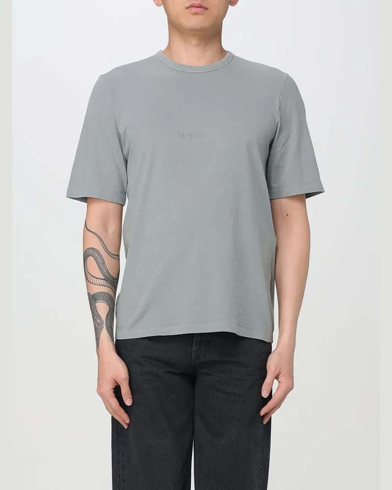 Saint Laurent T-shirt herren Grau