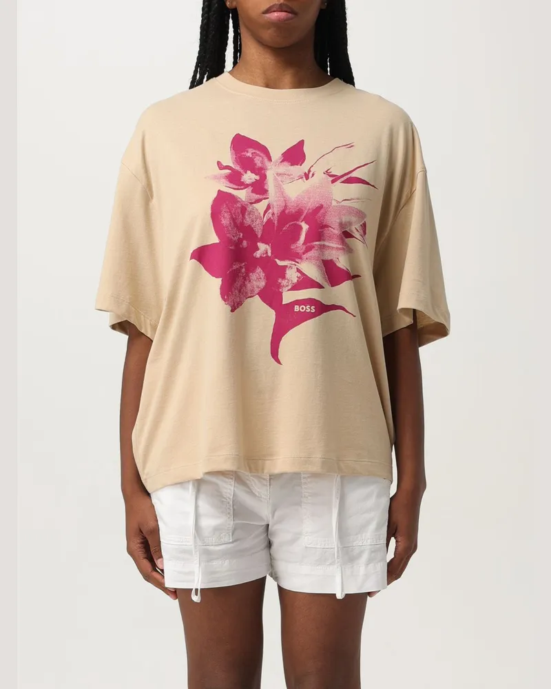 HUGO BOSS T-shirt damen Beige