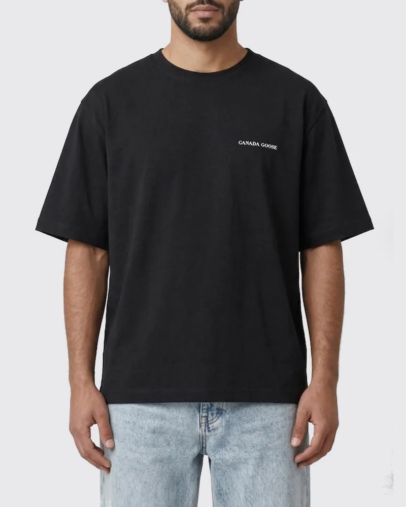 Canada Goose T-shirt herren Schwarz
