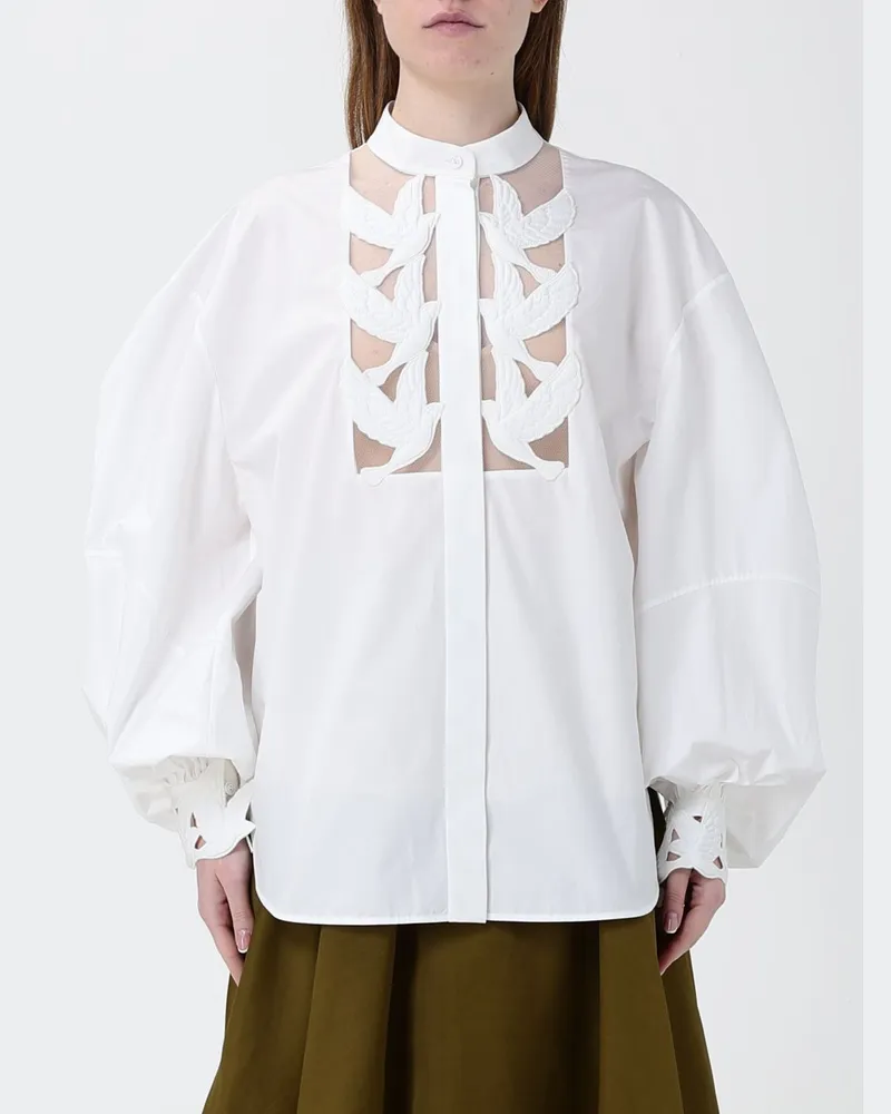 Zimmermann Hemdbluse damen Ivory