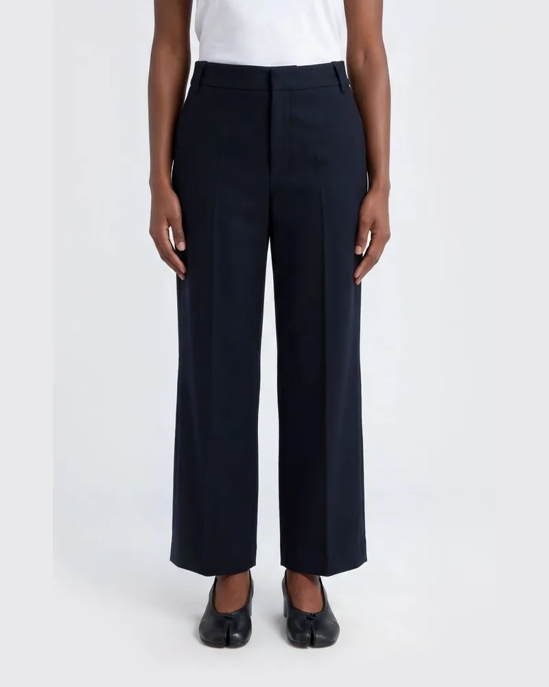 Max Mara Hose aus Schurwolle Blau