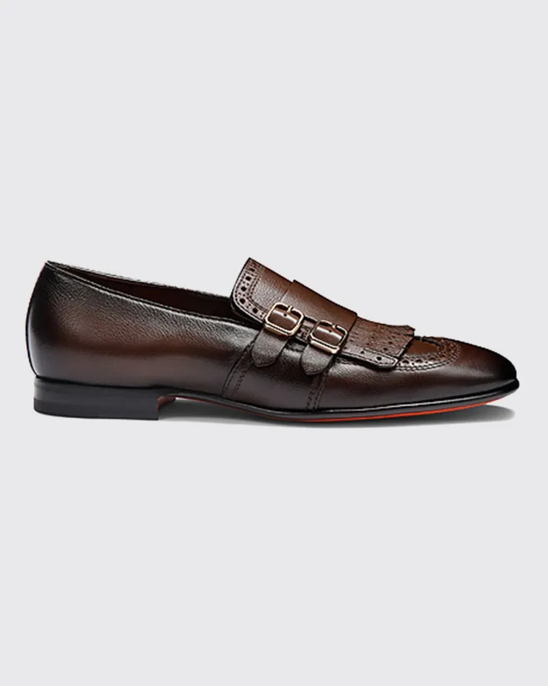 Santoni Schuhe herren Braun