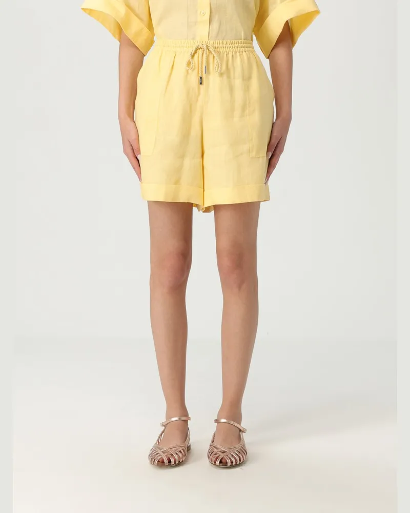 HUGO BOSS Shorts damen Gelb