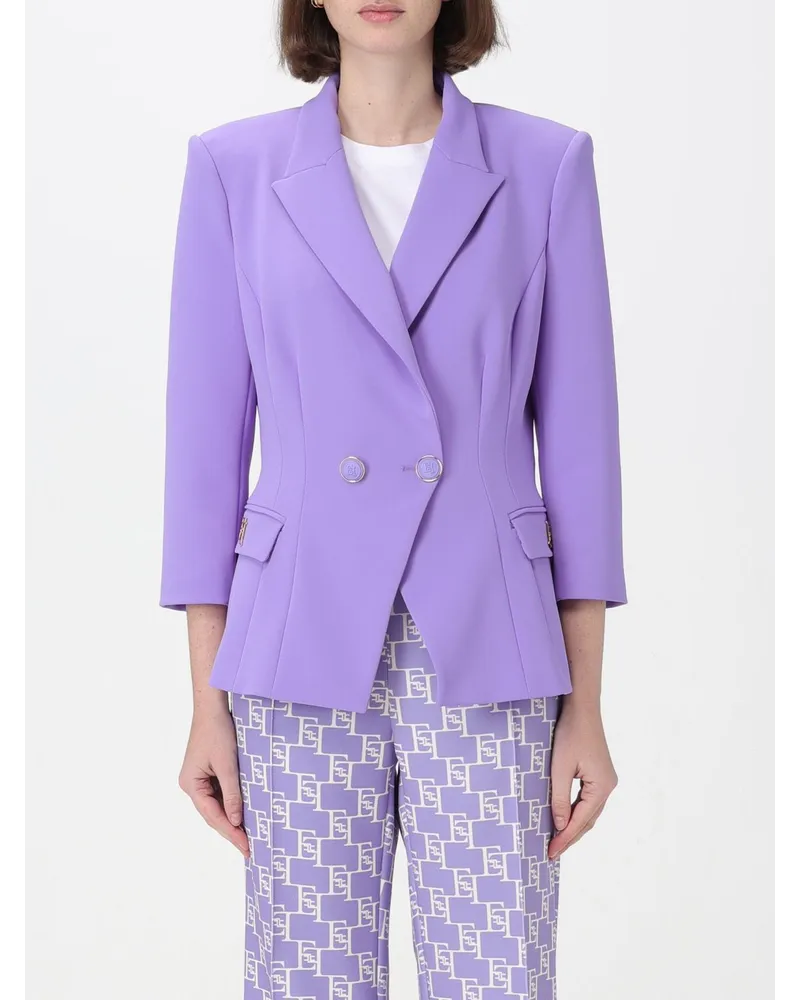 Elisabetta Franchi Blazer Violett