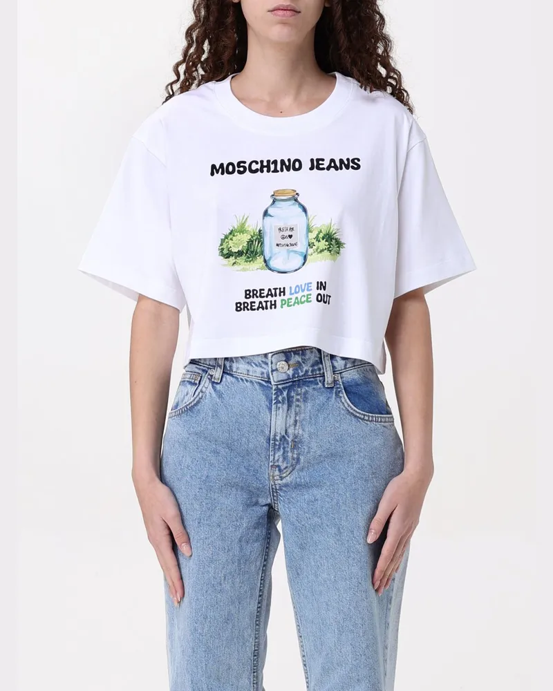 Moschino T-shirt damen Weiß