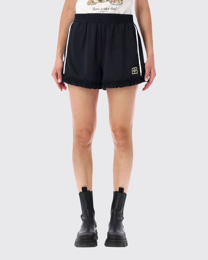 Ganni Shorts damen Schwarz