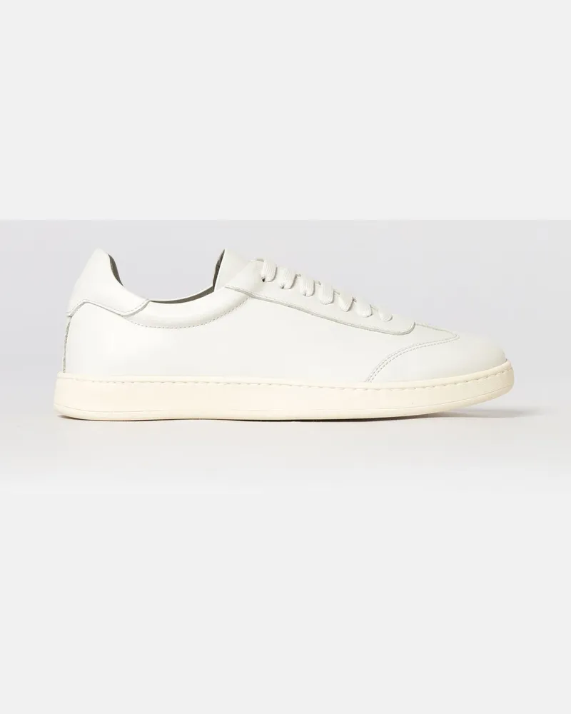 Corneliani Ledersneaker Weiß