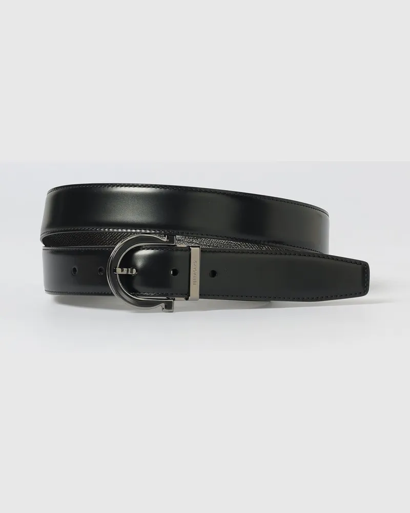 Ferragamo Grtel herren Schwarz