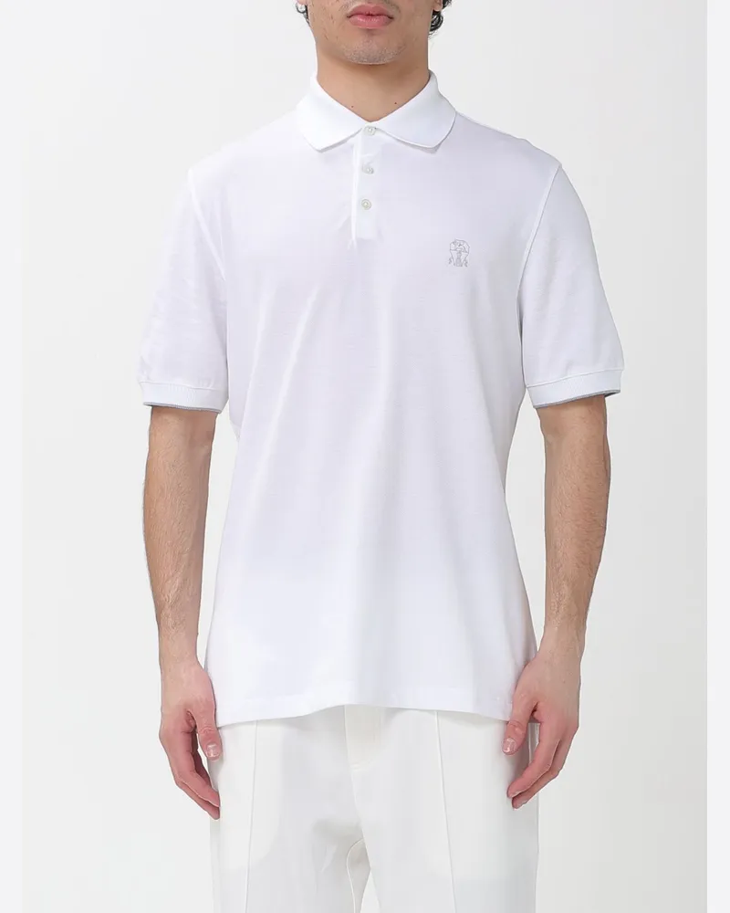 Brunello Cucinelli T-shirt herren Weiß