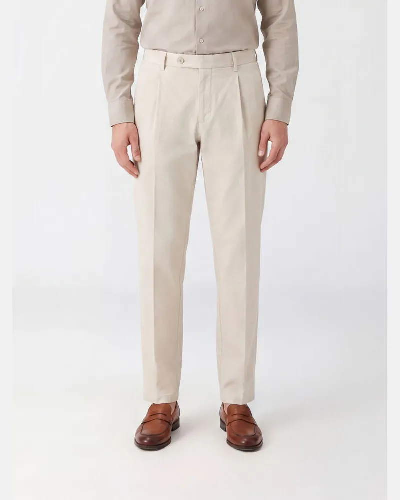 Briglia 1949 Chino-Hose aus Baumwolle Weiß