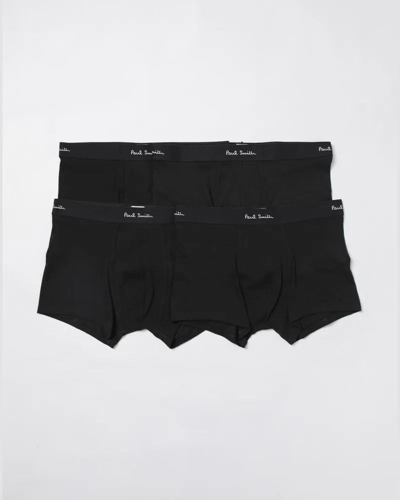 Paul Smith 3er-Set Logo-Boxershorts Schwarz