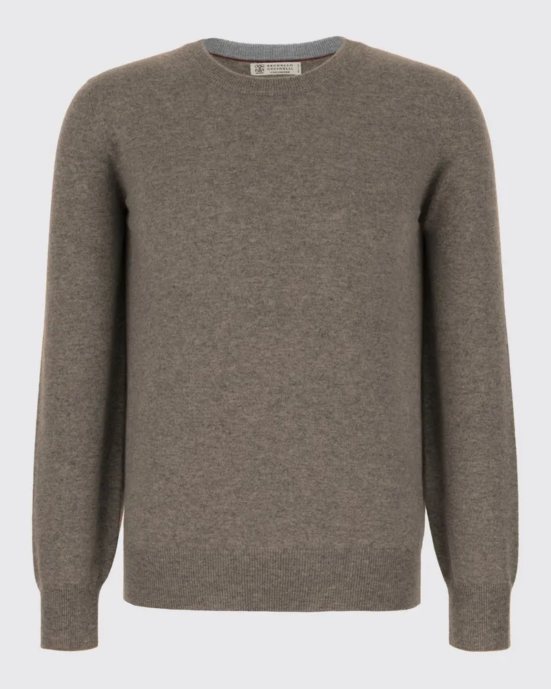 Brunello Cucinelli Pullover herren Taubengrau