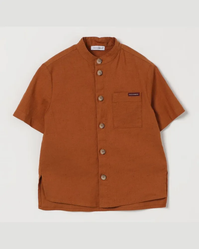 Dolce & Gabbana Hemd kinder Dolce & Gabbana Camel