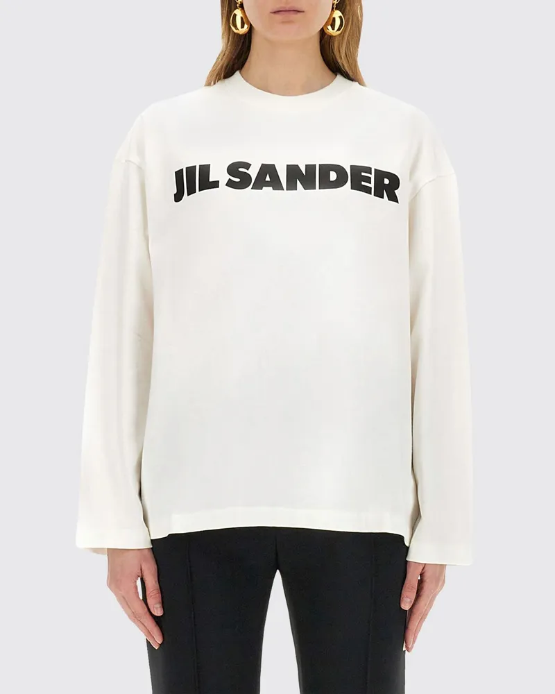 Jil Sander T-shirt damen Weiß