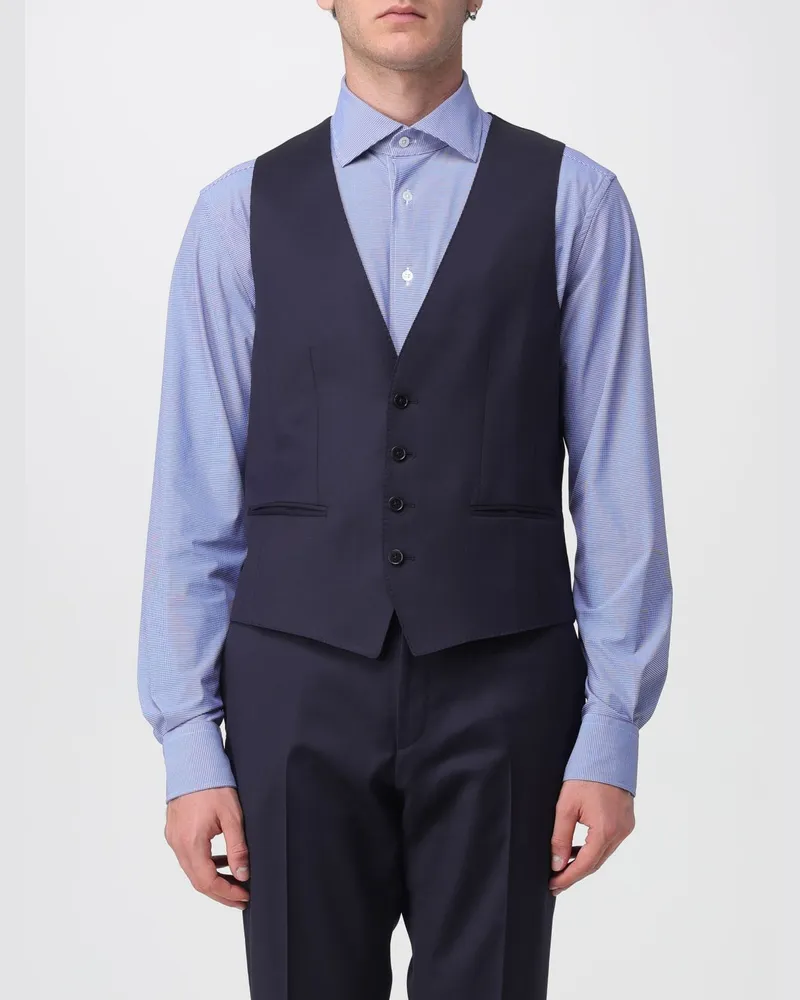 HUGO BOSS Weste herren Blau