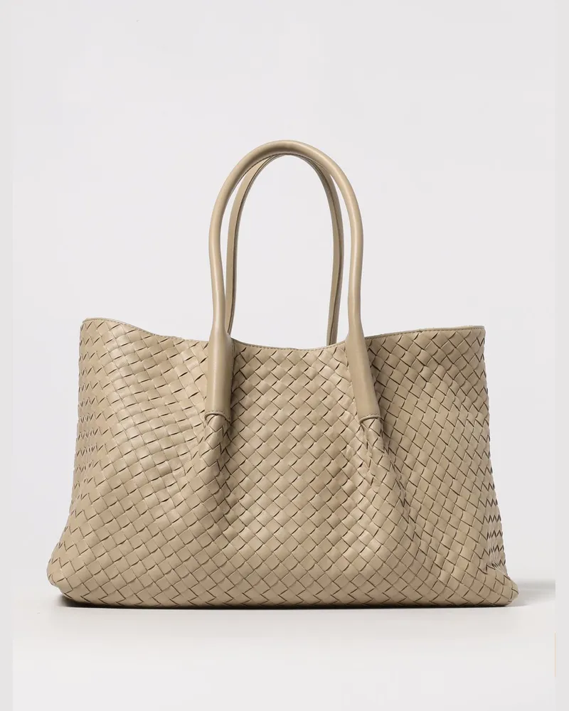 Bottega Veneta Schultertasche damen Ecru
