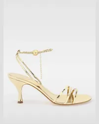 Ferragamo Sandalen mit absatz Gold