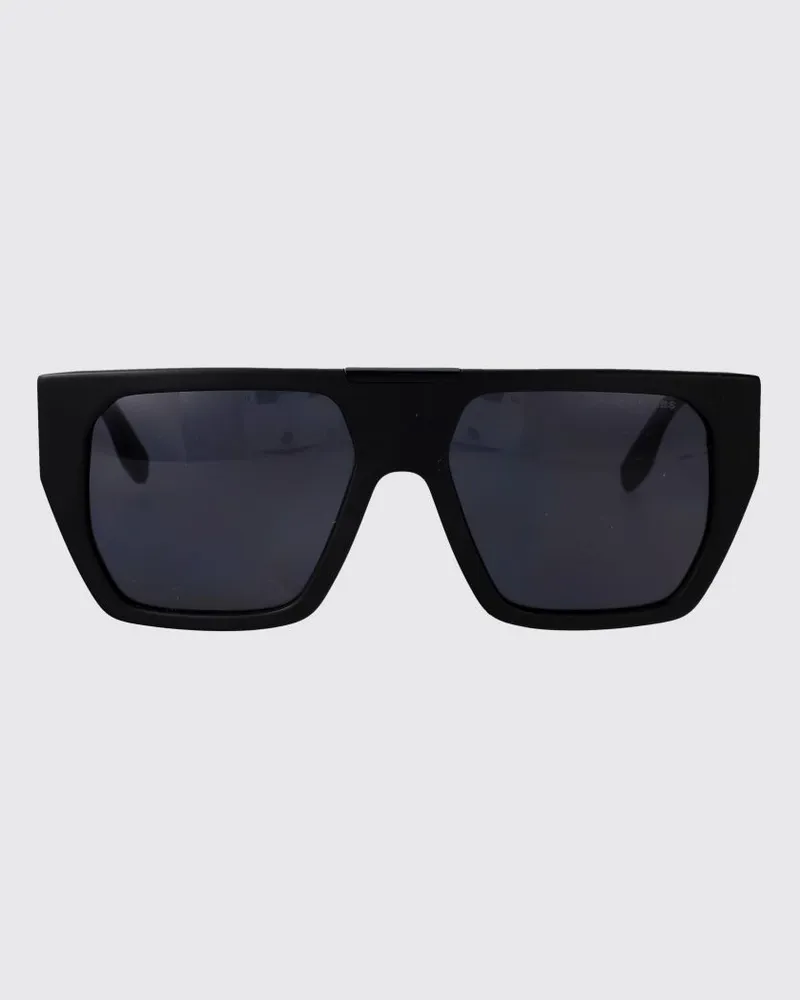 Marc Jacobs Aviator-Sonnenbrille aus Acetat mit rechteckigem Rahmen Schwarz