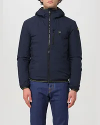 Blauer Jacke Blau