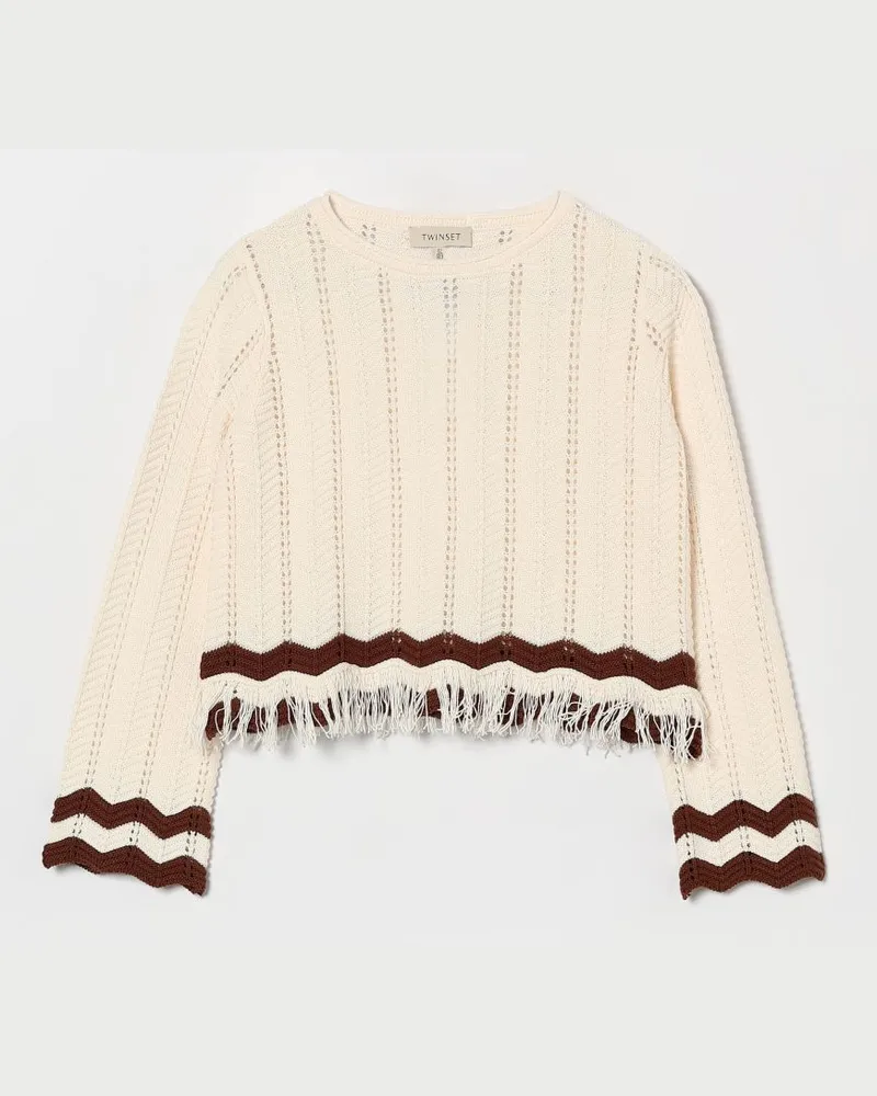 Twin-Set Pullover kinder Weiß