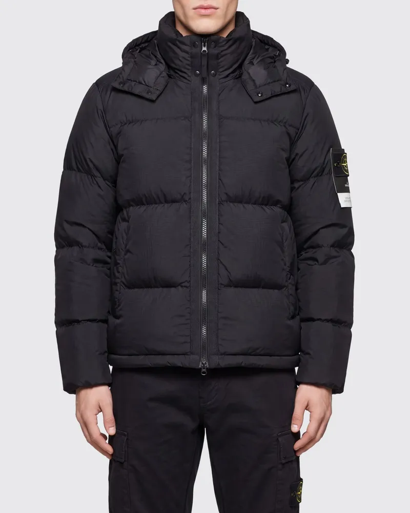 Stone Island Mantel herren Schwarz