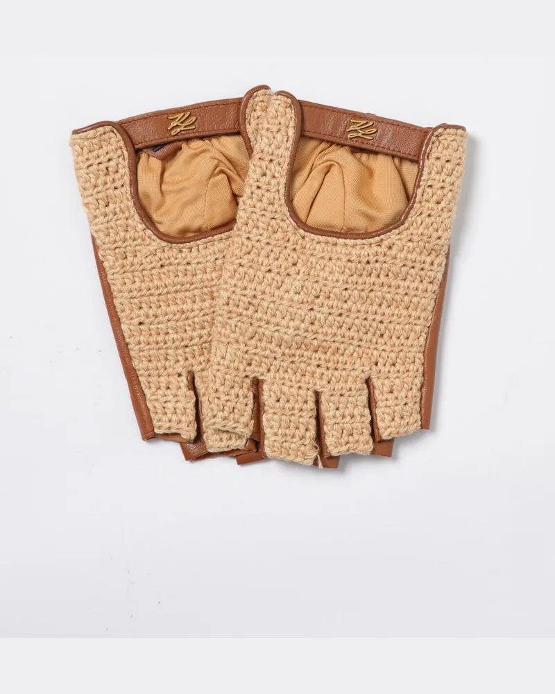 Karl Lagerfeld Handschuhe damen Natural