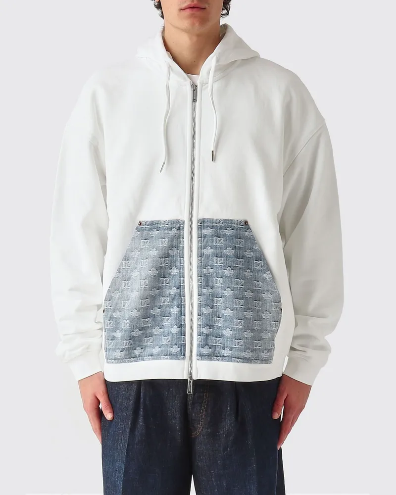 Dsquared2 Sweatshirt herren Weiß