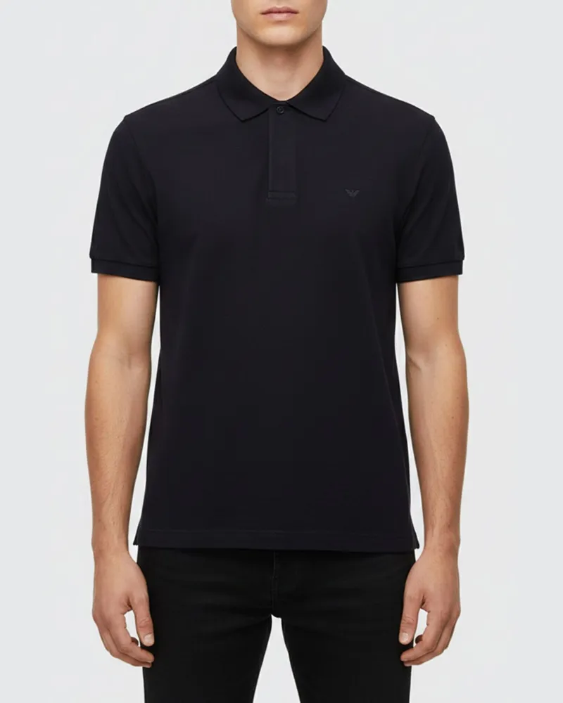 Emporio Armani Polo herren Schwarz