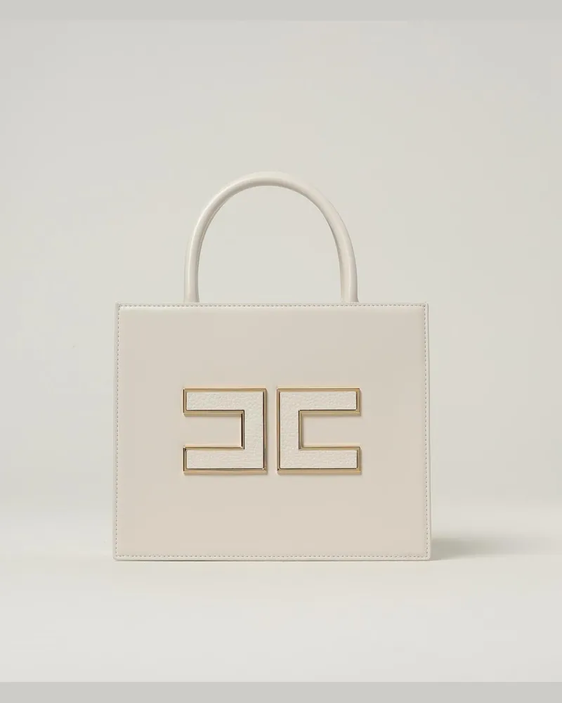 Elisabetta Franchi Schultertasche damen Weiß