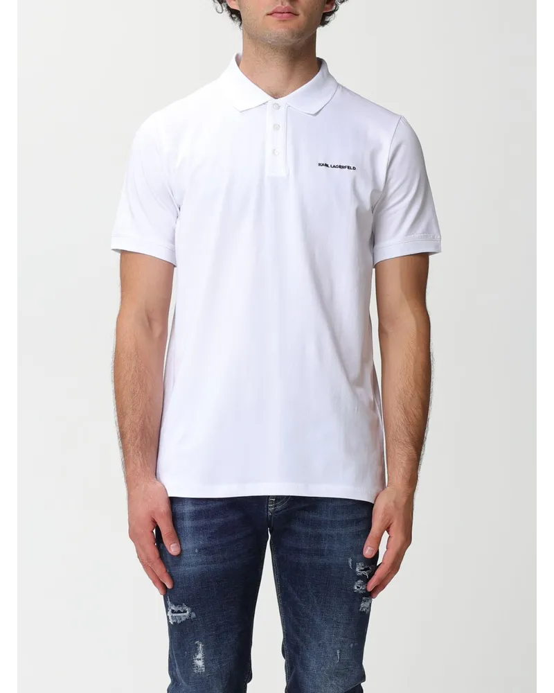 Karl Lagerfeld Polo herren Weiß