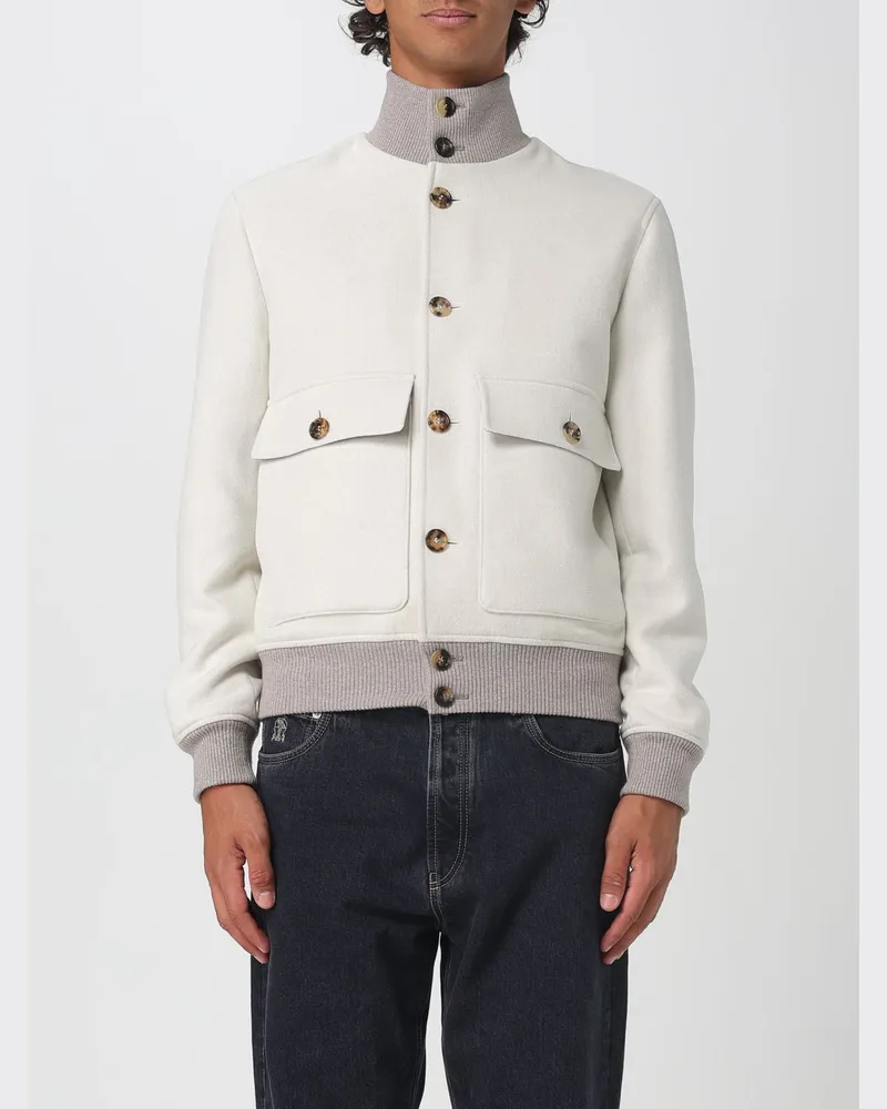 Brunello Cucinelli Jacke herren Weiß