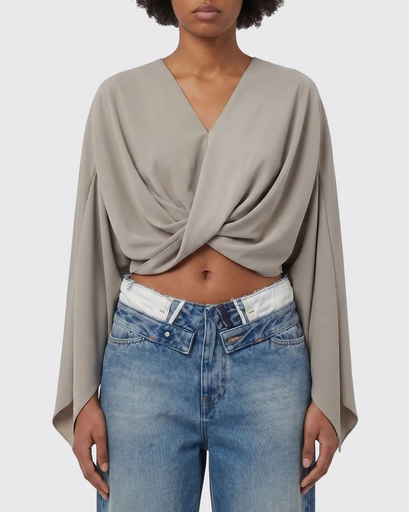 Maison Margiela Top damen Grau