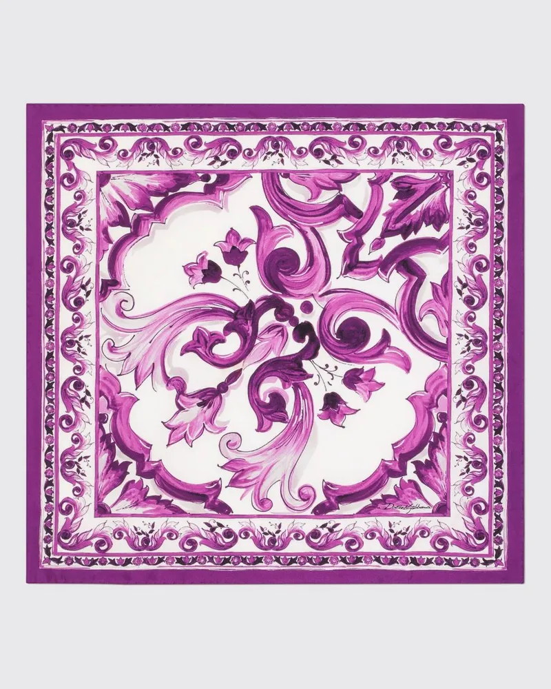 Dolce & Gabbana Seidentuch damen Dolce & Gabbana Violett