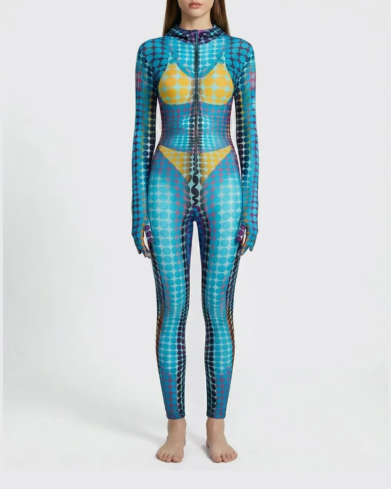 Jean Paul Gaultier Jumpsuit damen Blau