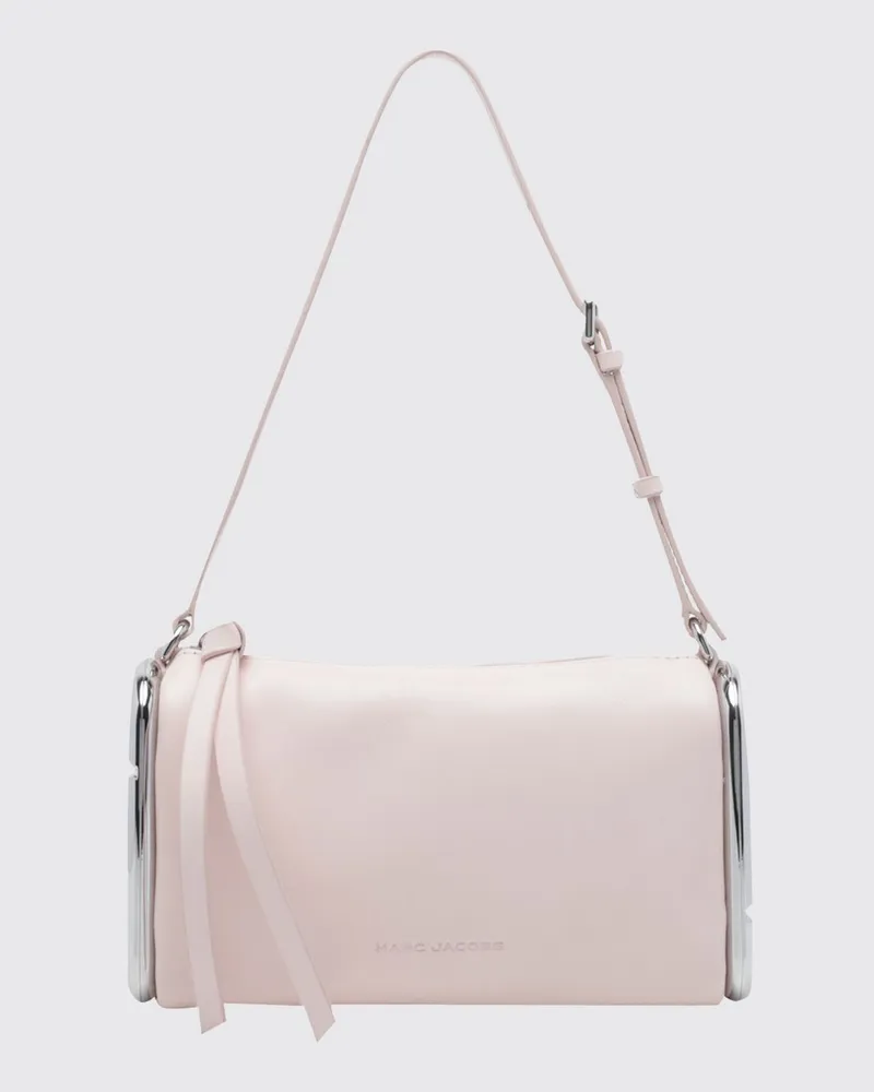 Marc Jacobs Kleine Scene Umhängetasche aus Leder mit laminiertem Double J-Logo Pink