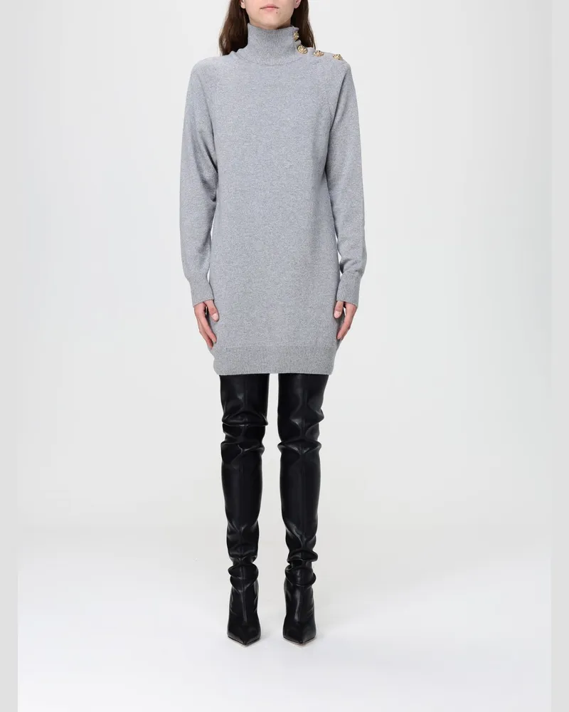 Balmain Kleider damen Grau