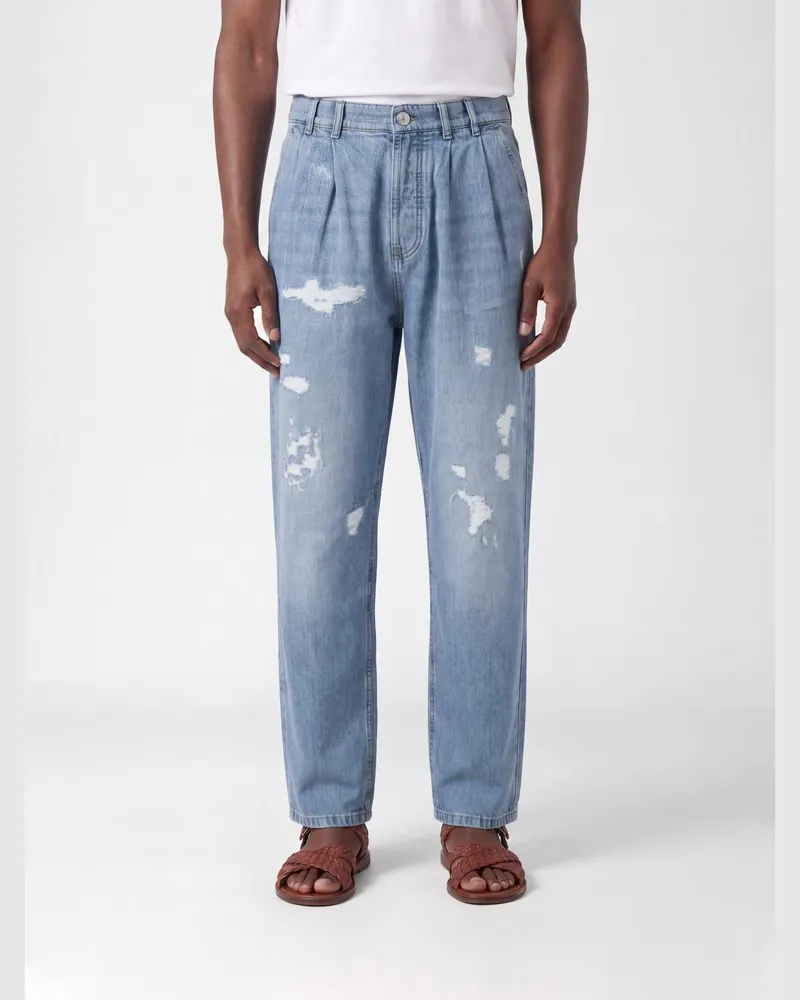 Brunello Cucinelli Hose herren Denim