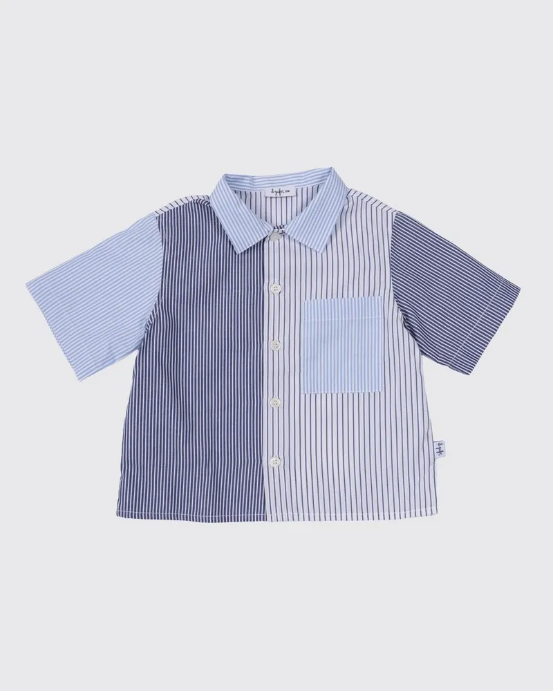 Il Gufo Hemd kinder Blau