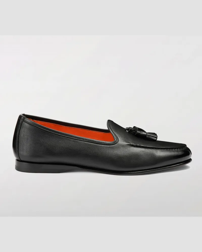 Santoni Mokassins herren Schwarz