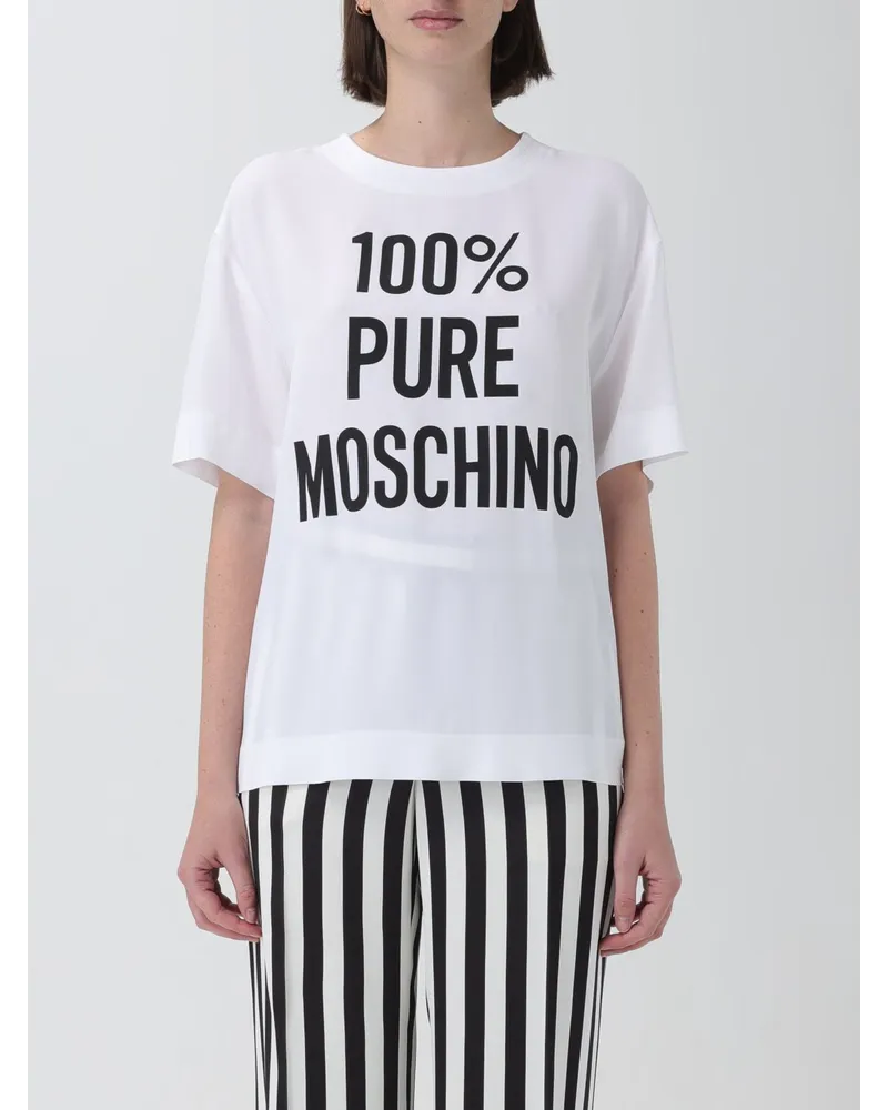 Moschino T-shirt damen Weiß