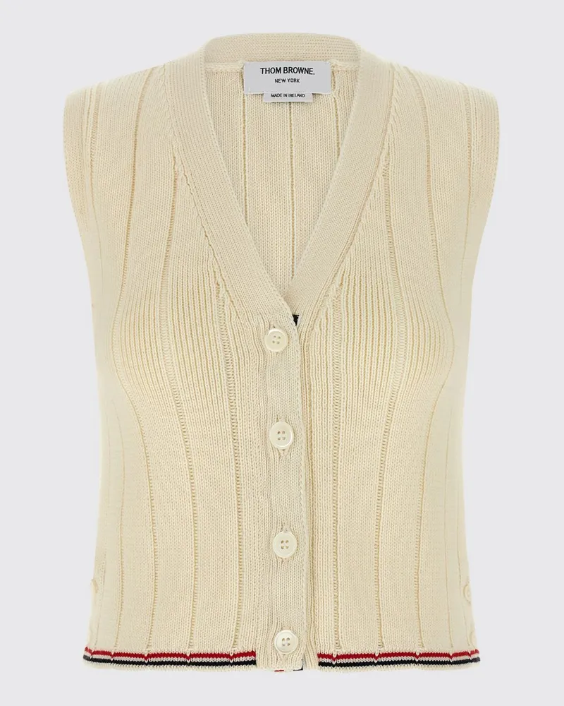 Thom Browne Weste damen Weiß