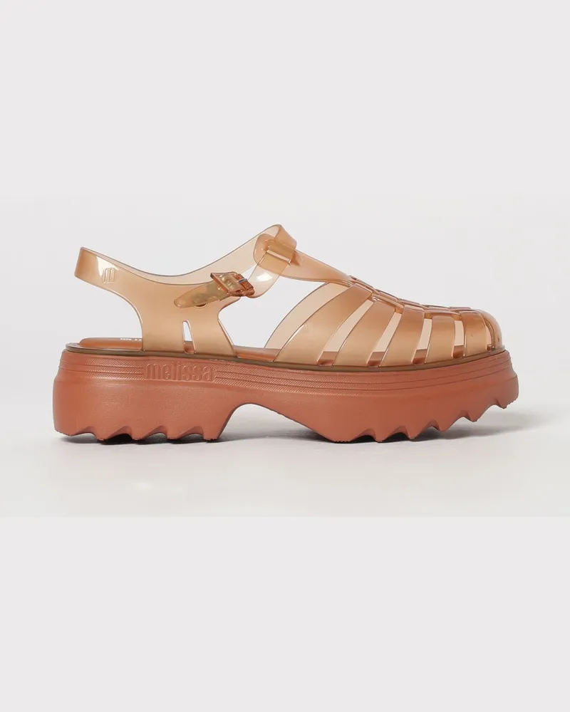 Melissa Possession II Plateau-Sandalen aus PVC mit mittlerem Absatz Braun