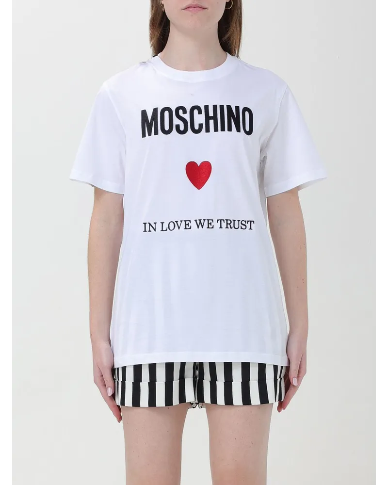 Moschino T-shirt damen Weiß