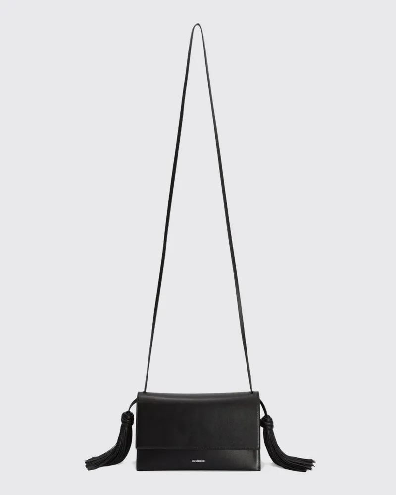 Jil Sander Schultertasche damen Schwarz